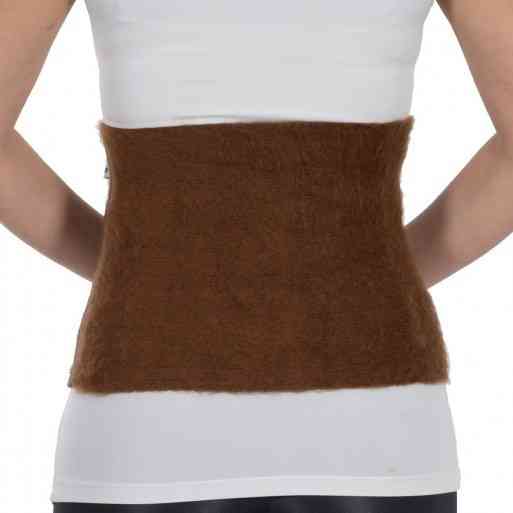 Согревающий шерстяной бандаж для поясницы Верблюжий Prolife SL-11D, пояс для спины из шерсти Размер XL Каменец-Подольский