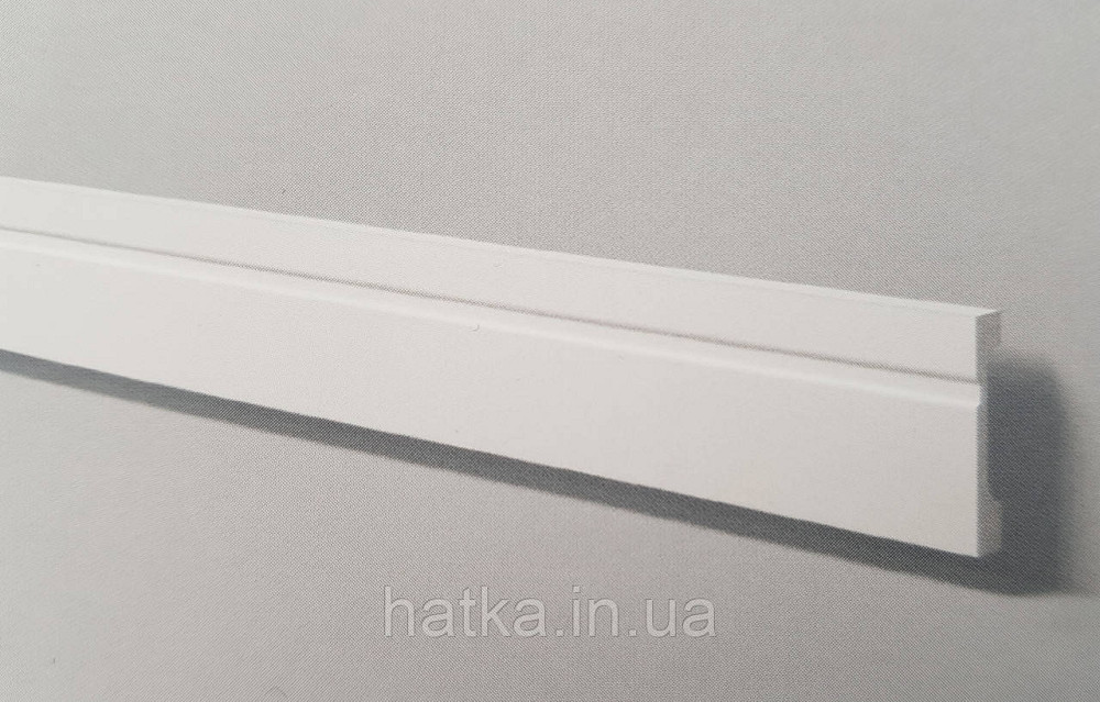 Плинтус напольный NMC decoration 2000Х110Х18 дюрополимер FD11 белый возможность окраски 3010225 Киев - изображение 3