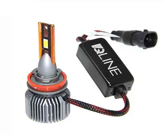 Комплект светодиодных ламп QLine Ultra +200% H11 (H8/H9/H16) 55W 6000K 12V (2 шт) Харьков