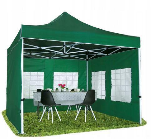 Садовий торговий павільйон тент намет палатка 3x3 м Expres Зелений Київ - фото 5