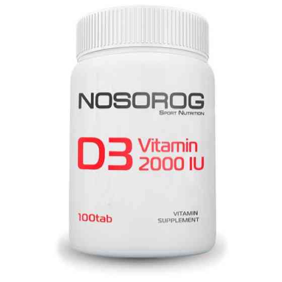 Витамин D3 Nosorog Nutrition Vitamin D3 2000 IU 100 таб Луцк