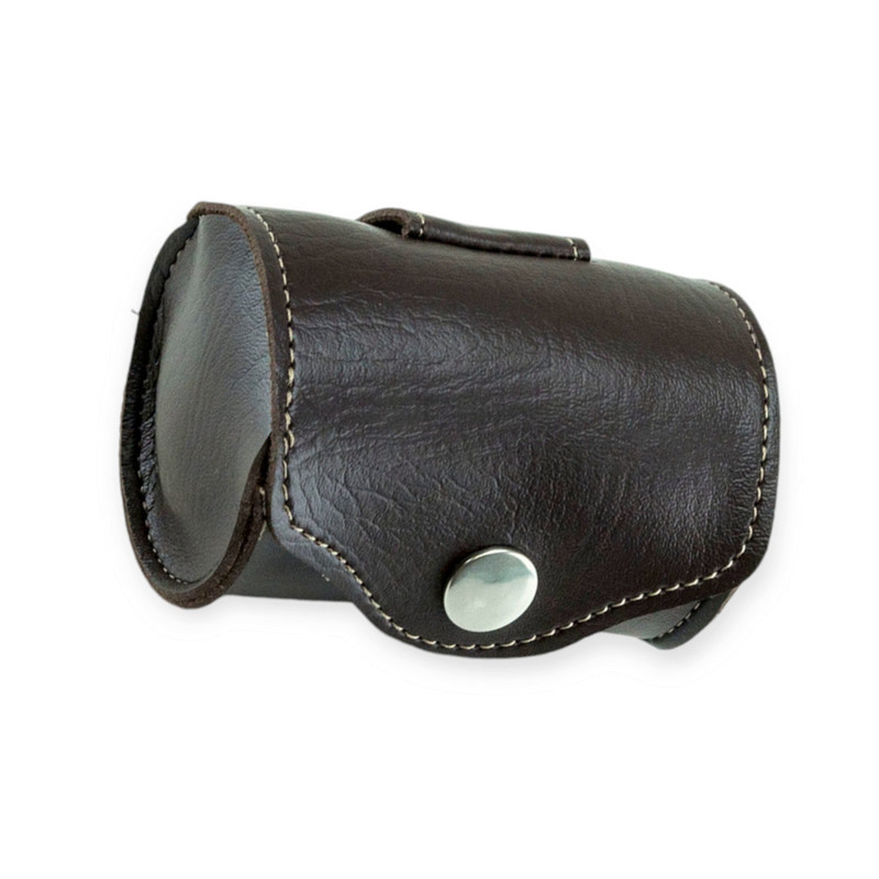 Стакан автомобільний нержавіюча сталь 70 мл у шкіряному футлярі (6шт) Мукачево - фото 1