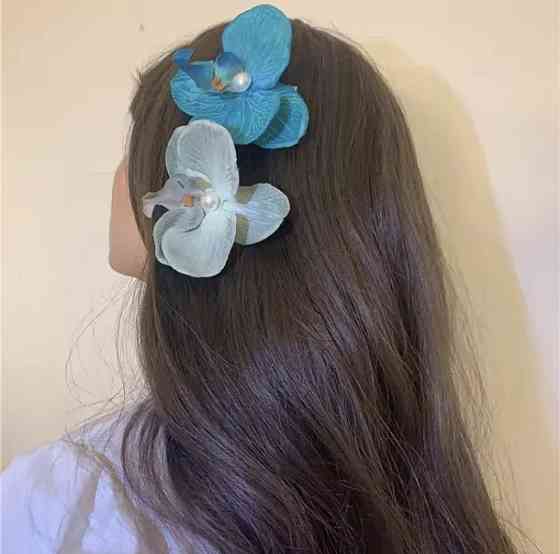 Затискач для волосся Орхідея Помаанчевий Сміла