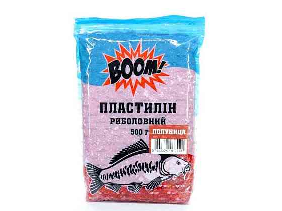 Пластилін Полуниця 500г ТМ BOOM Київ