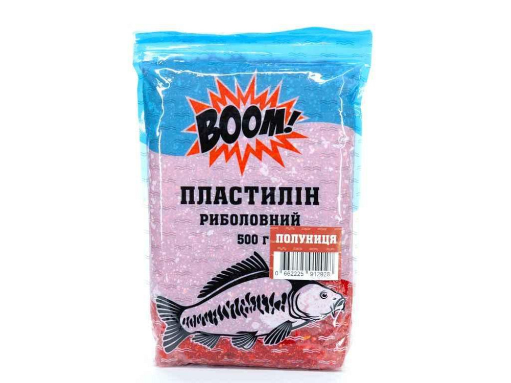 Пластилин Клубника 500г ТМ BOOM Киев - изображение 1
