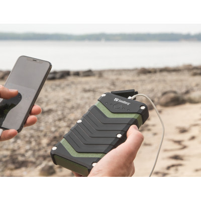Батарея універсальна Sandberg Survivor 20100mAh IP67, LED Torch, 2xUSB-A/3A(total), Type-C (420-36) Вінниця - фото 3