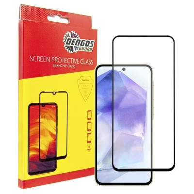 Чохол до мобільного телефона Dengos Kit for Samsung Galaxy A55 5G case + glass (Black) (DG-KM-57) Вінниця - фото 4