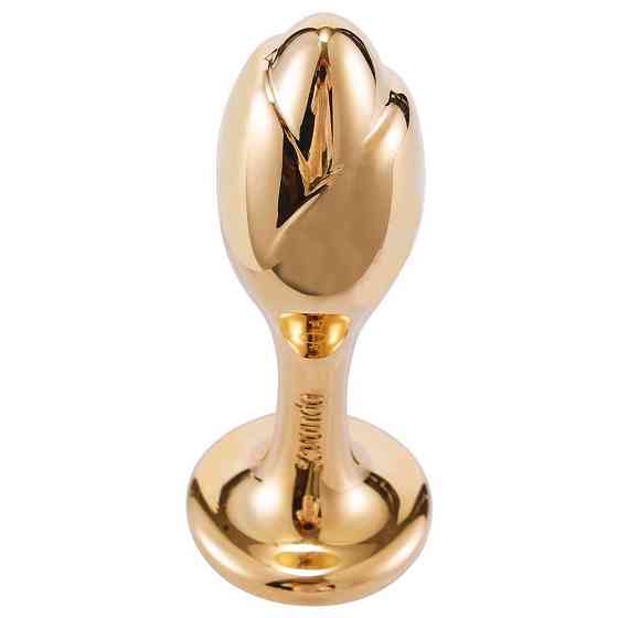 Металева анальна пробка Хвіст поні LOCKINK SEVANDA White Pony-Tail Anal Rose-shape Plug Sex Aura Київ