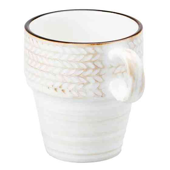 Фарфоровая чашка для кофе и чая, 350 мл, белая Киев