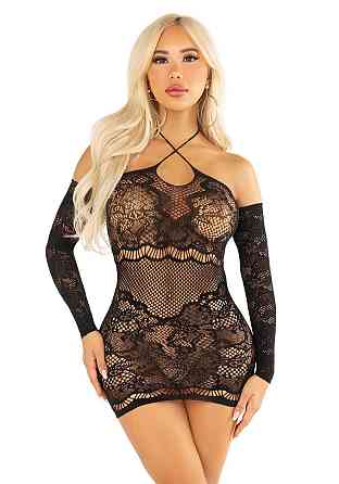 Платье Leg Avenue Seamless Off The Shoulder Mini Dress One Size, Black Sex Aura Киев