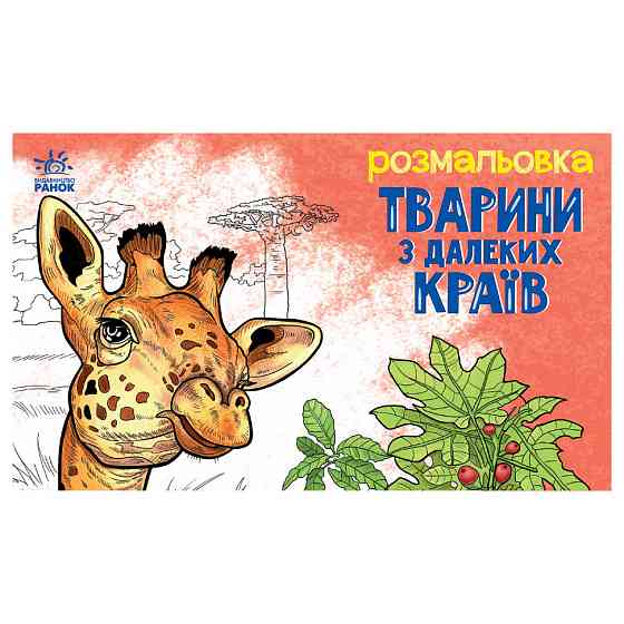 Дитяча розмальовка "Тварини у далеких краях" 583009, 16 сторінок Вінниця