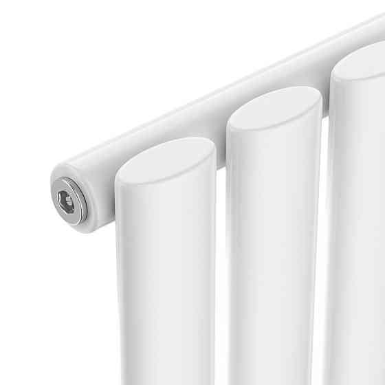 Вертикальный радиатор Ellipse 480х1800-8, anticor, белый Киев
