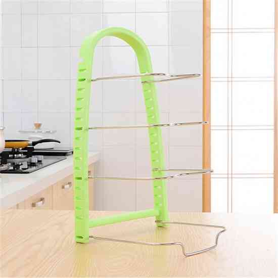 Підставка для сковорідок, кришок, тарілок, каструль (Зелений) Вінниця