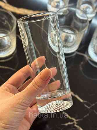 Набір склянок OLens "Кіліманджаро" 270 мл 6 шт. високий прозорий для дому та ресторанів 102-699 Київ