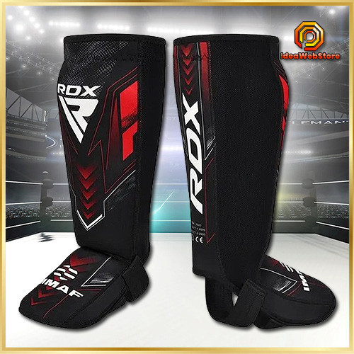 Щитки для голени и стопы RDX NEOPRENE черные M защита для единоборств, тренировок и спаррингов Киев - изображение 9