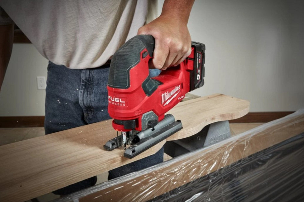 Лобзик акумуляторний MILWAUKEE, M18 FJS-0X (+ полотно, адаптер, кожух, насадка, накладка підошви, HD кейс) Одеса - фото 8