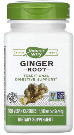 Корінь імбиру 550 мг Nature's Way Ginger Root 100 капс Київ