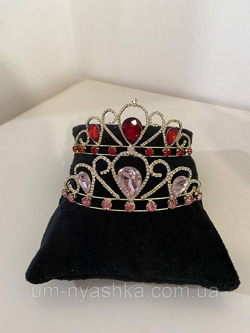 Диадема на обруче Корона с цветными камнями Кривой Рог - изображение 7