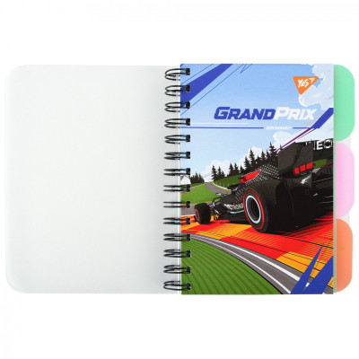 Блокнот Yes В6 Grand prix 144 аркуша пластикова обкладинка (681983) Вінниця - фото 1