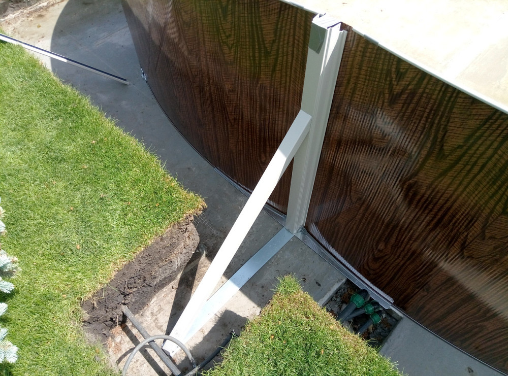 Басейн каркасний овальний Azuro 404DL 5.5 х 3.7 х 1.2 м Wood морозостійкий Київ - фото 6