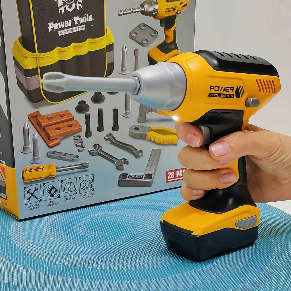 Набір інструментів 28 предметів у рюкзаку Жовто-чорний (T025) Чернігів - фото 10