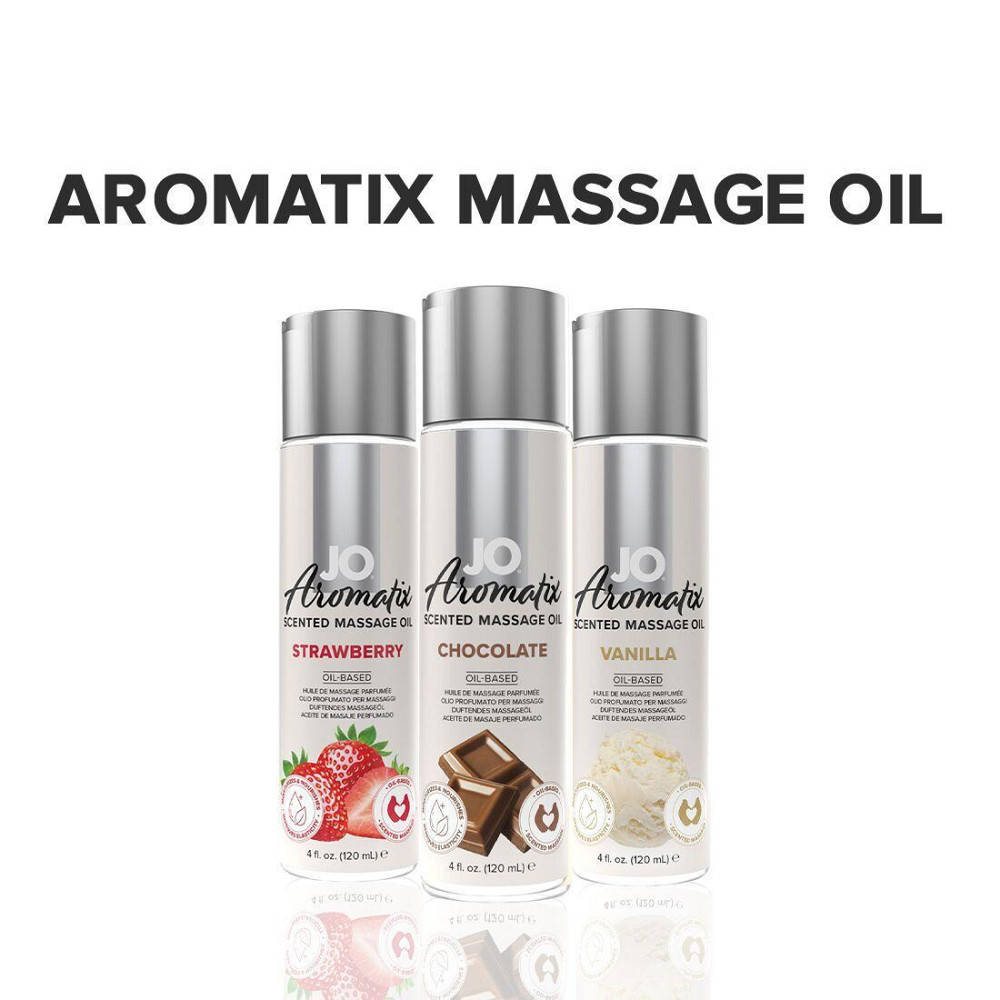Натуральное массажное масло JO Aromatix Massage Oil Chocolate 120 мл Sex Aura Киев - изображение 5