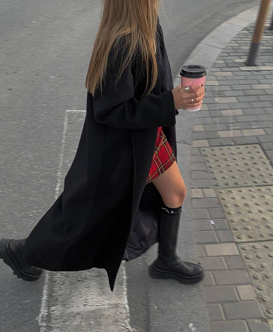 Стильное женское утепленное пальто длина макси кашемир Одесса - изображение 5