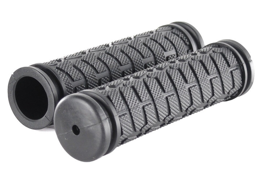 Грипси (ручки керма) чорні, прямі, м'які, ялинка, довжина 122 мм FLANB FL-424-1 Мукачево - фото 1