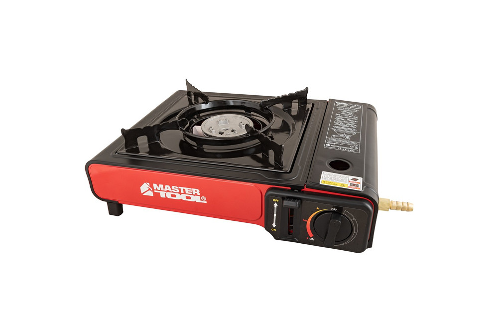 MASTERTOOL Плита портативна газова MASTERTOOL з п'єзопідпалом у пластиковому кейсі 2.4 кВт 145 Коломия - фото 1