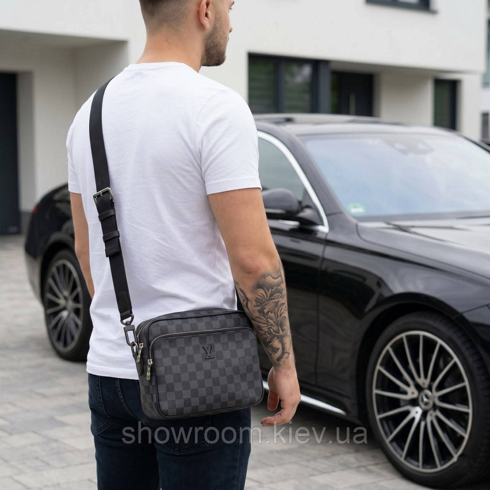 Чоловіча стильна барсетка, сумка Лв (2522-1) Київ - фото 10