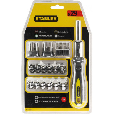 Отвертка Stanley с трещоткой и насадками, 29шт. (0-54-925) Винница - изображение 2