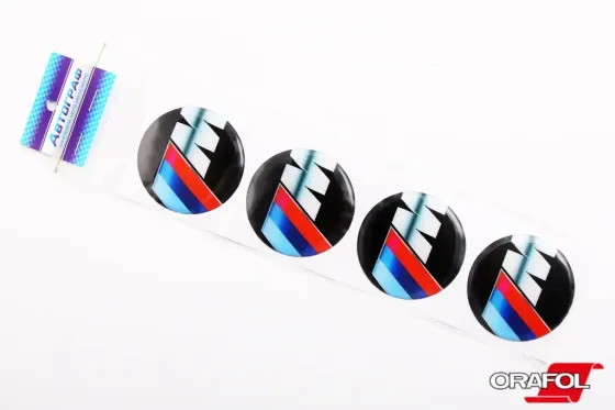 Наклейка на колпак 70ммм силікон М Автограф (4 шт.) Вінниця