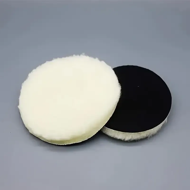 Шерстяні полірувальні диски 100 мм, 2 шт для авто та скла Київ - фото 5