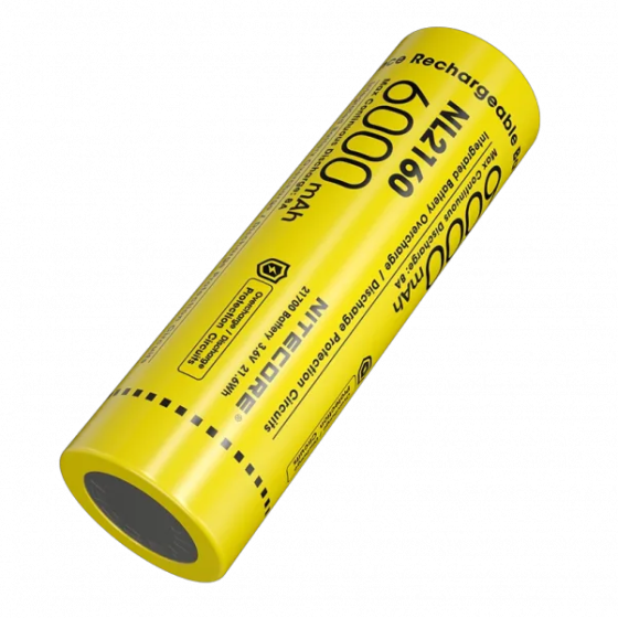 Акумулятор 21700 Nitecore NL2160 6000mAh Li-Ion (Жовтий) Київ