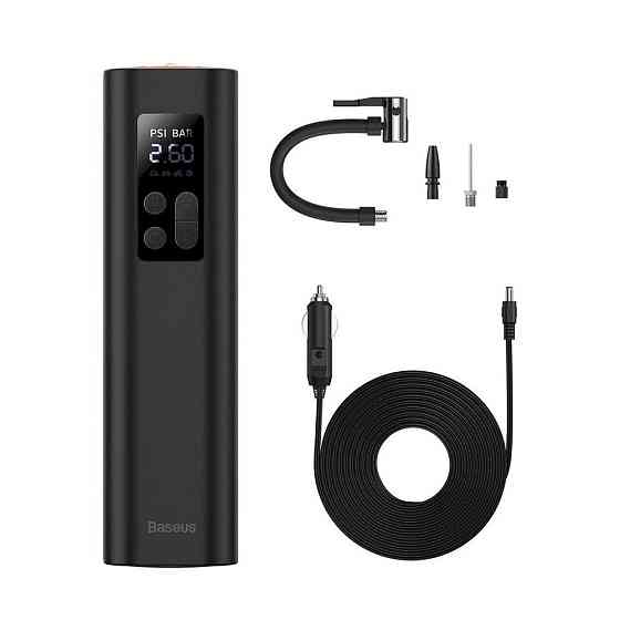 Автомобільний насос Baseus Super Mini Inflator Pump Black Київ
