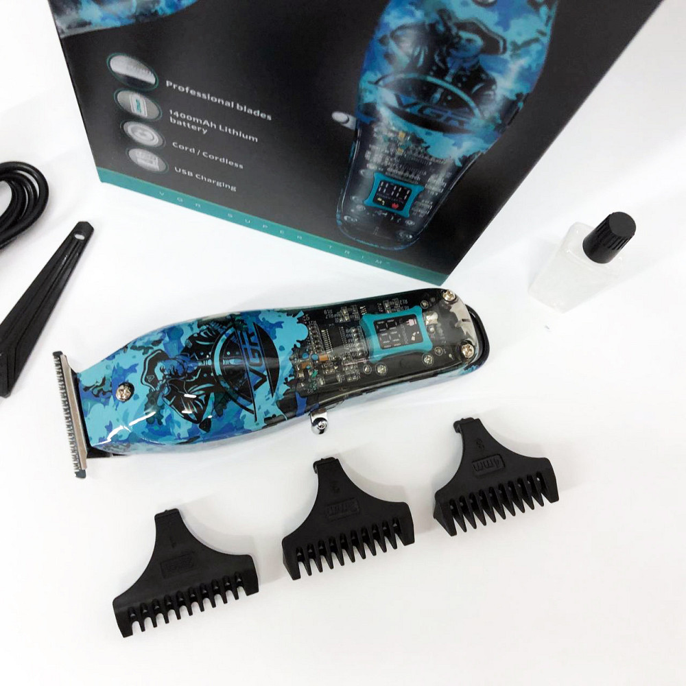 Триммер для самостоятельной стрижки волос, Машинка для стрижки волос беспроводная DI-11 Львов - изображение 10
