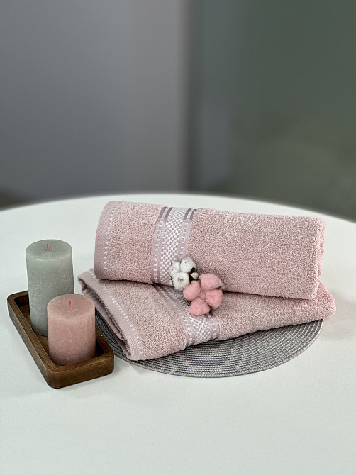 Махровое полотенце Ideal Textile 70х140 светло-розовое Черновцы - изображение 7