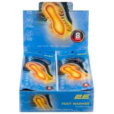 Химическая грелка 2E для ніг розмір M (250 мм), до 8 годин - 20 пар (2E-NAFW8M-DB) Винница