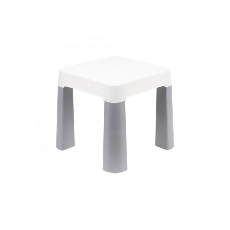 Детский табурет 0860TXK серо-белый, до 75 кг 32 х 32 х 28 см Винница - изображение 1