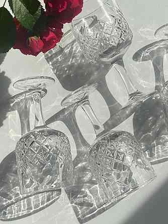 Набір келихів для вина коктейлю 6 шт "Амароне" 390 мл товсте скло прозоре Київ