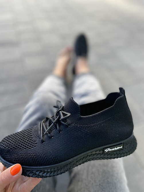 Fashion Кросівки жіночі FASHION 324-558 чорні (літо, сітка) (5085) 39 Коломия - фото 1