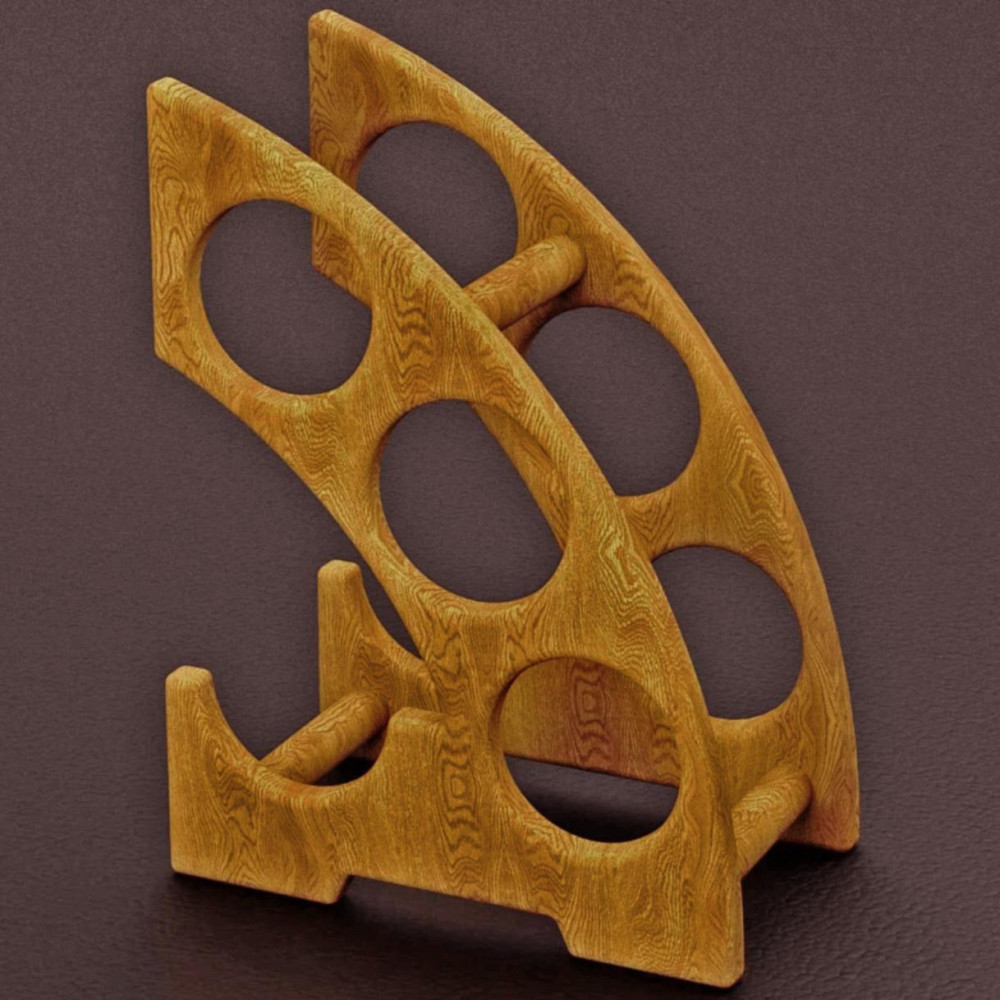 Настільна винна полиця "Пломата" сієна Миколаїв - фото 1