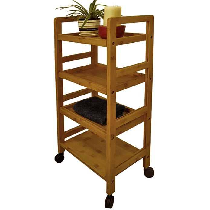 Етажерка для ванної на коліщатах "Талантіс" охра Миколаїв - фото 1