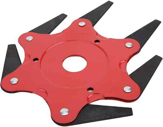 Нож сегментный для триммера 6 лепестков стальной, диаметр 15 см, посадка 25.4 мм Киев