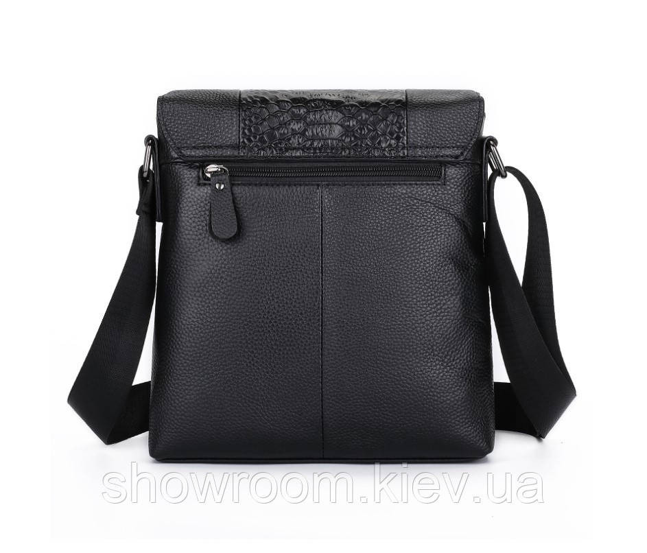 Чоловіча шкіряна сумка з клапаном Leather Collection (5062) Київ - фото 3