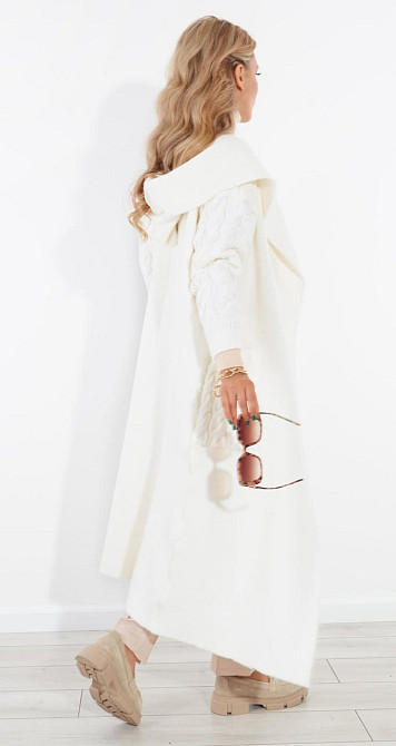 Тёплый кардиган с капюшоном (42-46) Киев - изображение 3