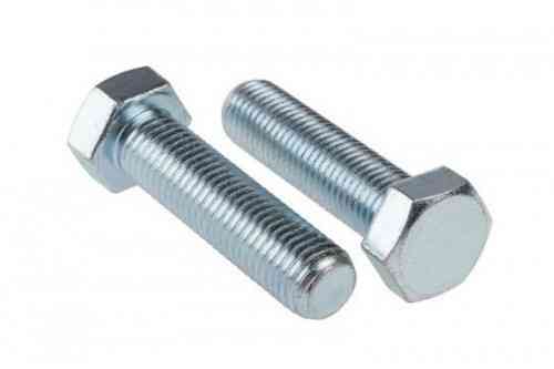 Болт с шестигранной головкой с полной резьбойм 10*100 DIN 933 кл. пр. 5,8 цинк белый (пач 10шт) APRO Ровно