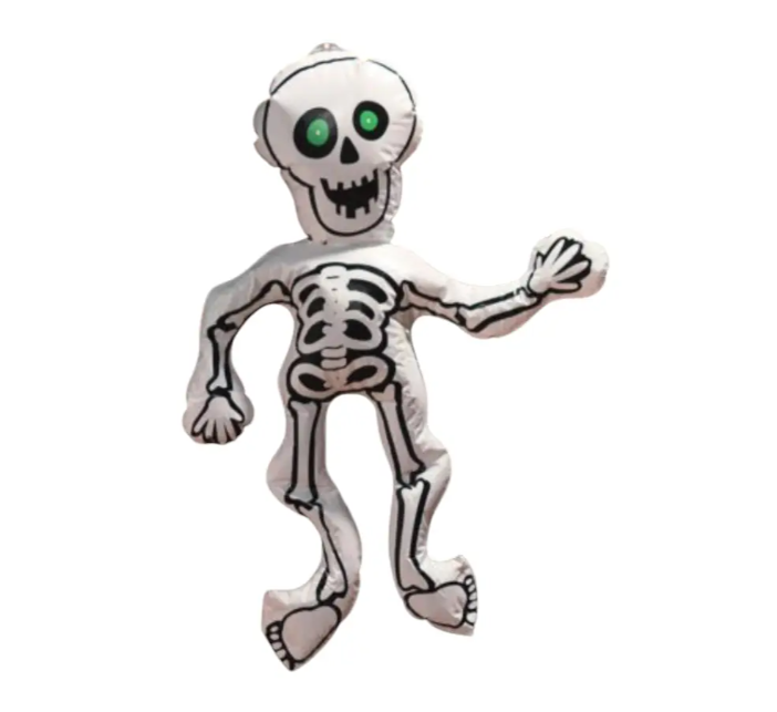 Кулька Хелловін Скелет 73 на 55 см біло-чорний Київ - фото 2