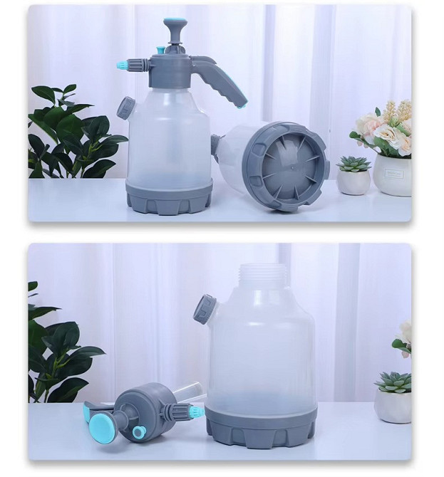 Ручной опрыскиватель для сада и огорода садовый,прозрачный,пластиковый на 2 литра с удлинителем Каменец-Подольский - изображение 8