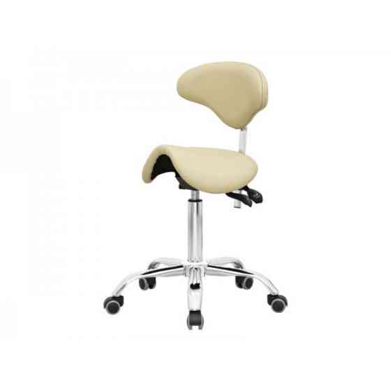 Стілець-сідло для майстра 7015, 4 регулювання, сірий Київ